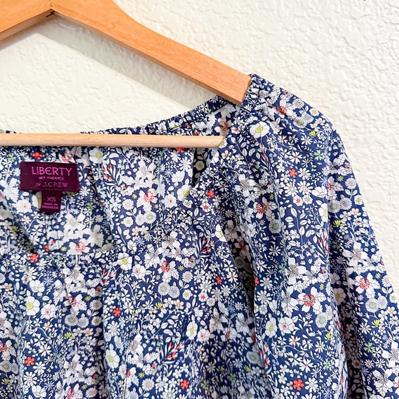 Liberty Art Fabrics “June’s Meadow” floral peasant top by J. Crew - Picture 2 of 3